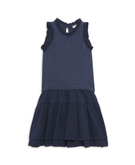 Little Girl's Ollie Dancing With The Waves Dress Imoga