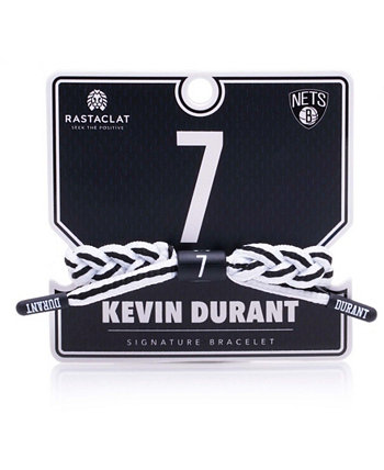 Black Kevin Durant Brooklyn Nets Braided Player Name Number Team Color Bracelet Rastaclat