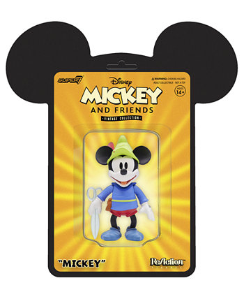Фигурка ReAction «Храбрый маленький портной» Микки Маус из винтажной коллекции Disney 3,75 дюйма SUPER7