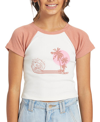 Пляжная футболка с короткими рукавами Big Girls Roxy
