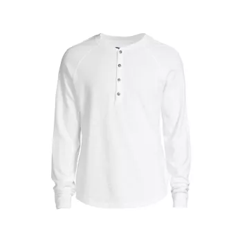 Soft Slub Long-Sleeve Henley Shirt Good Man Brand