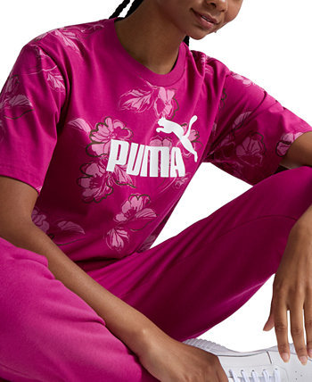 Женская Футболка PUMA Cotton Essential Floral Vibes PUMA