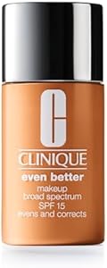 Clinique Even Better Makeup Medium Coverage Foundation Broad Spectrum SPF 15 | Evens Skin Tone + Reduces Dark Spots Clinique