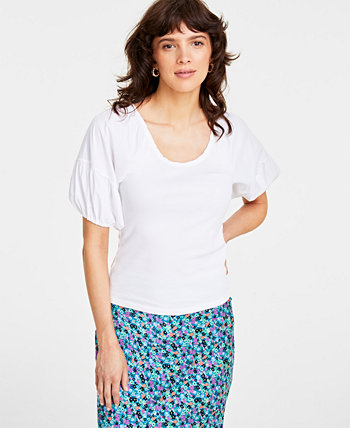 Women's Scoop-Neck Knit Top, Created for Macy's On 34th