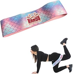 The X Bands Exercise Resistance Bands - Non-Slip Extra Thick Fabric Hip Loop Booty Bands - 20, 30, 40, 50 lb - Fitness Workout for Legs, Butt Training, Stretching, Yoga The X Bands