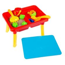 Привет! Играть! Стол для песка или воды с крышкой и игрушками Hey! Play!