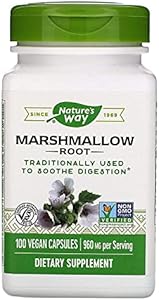 Marshmallow Root 480 Milligrams 100 Veg Capsules (Вегетарианские капсулы) Nature's Way