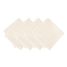 Elrene Home Fashions Continental Solid Texture Water and Stain Resistant Napkins, Set of 4, 17&#34;x17&#34; Elrene
