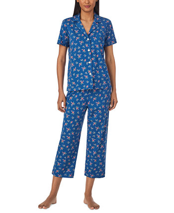 Women's 2-Pc. Printed Capri Pajamas Set LAUREN Ralph Lauren