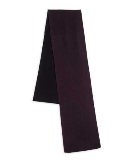 Двусторонний шарф в рубчик Karl Lagerfeld Paris
