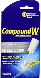 Compound W Wart Remover, Freeze Off Kit, 8 ct (Packaging May Vary) Compound W