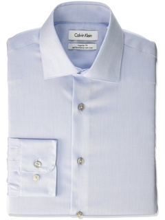 Классическая рубашка обычного кроя без железа в елочку Calvin Klein