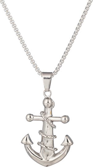 Anchor Away Pendant Necklace Eye Candy Los Angeles