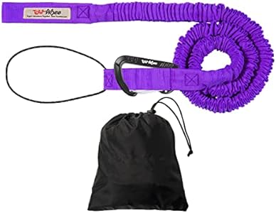 Велосипедный аксессуар TowWhee Winter/All-Season EZ Tab Bike Bungee Tow Rope для велосипедов, электровелосипедов, катания на лыжах | MTB и велосипедный эластичный буксировочный ремень - Сделано в США TowWhee