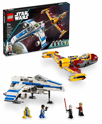 Star Wars 75364 Набор игрушек New Republic E-Wing против звездного истребителя Шин Хати Lego
