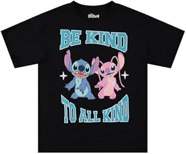 Женская футболка Disney с вышивкой Lilo и Stitch, 100% хлопок, размеры от XS до 3XL Disney