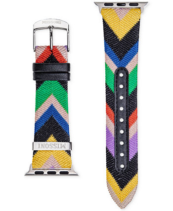 Zigzag Multicolor Leather Strap for Apple Watch® 38mm/40mm Missoni