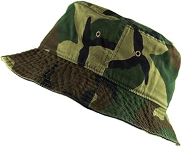 Панама The Hat Depot Bucket Hat - Унисекс, 100% хлопок и деним, UPF 50, складывающаяся летняя шляпа для путешествий и пляжа The Hat Depot