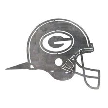 Green Bay Packers Metal Garden Art Helmet Spike Unbranded