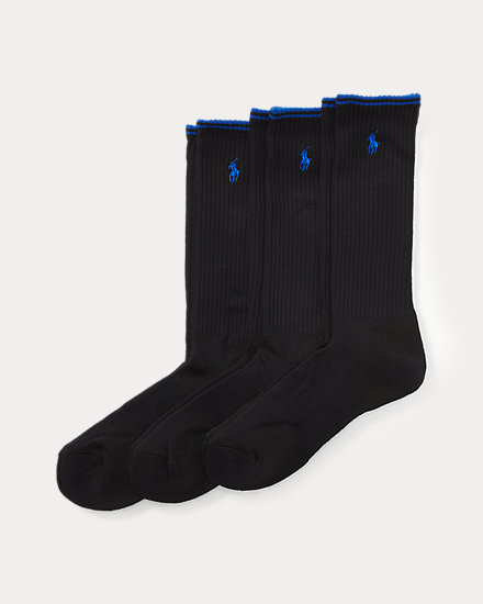 Tech Athletic Crew Sock 3-Pack Ralph Lauren