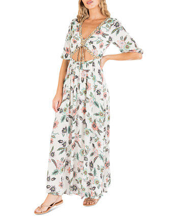 Платье макси с цветочным принтом и цветочным принтом Juniors' Island Batik Hurley