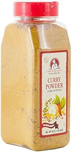 Curry Powder Seasoning with No MSG Added 1 Pound - Chef Quality,16 oz Chef's Quality