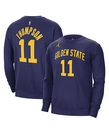 Мужской темно-синий пуловер с именем и номером Klay Thompson Golden State Warriors Jordan