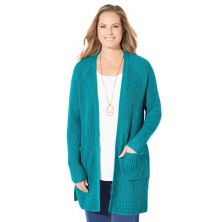 Женский Свитер Catherines Plus Size Daydream Waffle Knit Catherines