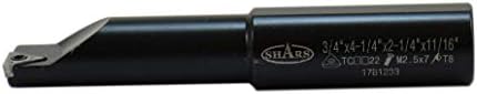 SHARS 3/4" Indexable 90 Degree Boring Bar TCMT Insert 404-7186 P] Shars