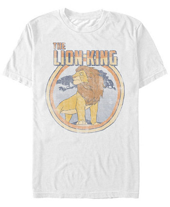Мужская классическая футболка с коротким рукавом Disney Simba Lion King