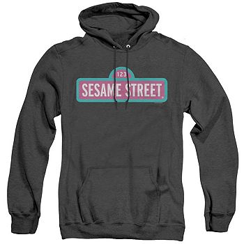  Свитер Licensed Character Sesame Street Alt Logo Adult Heather Hoodie Licensed Character