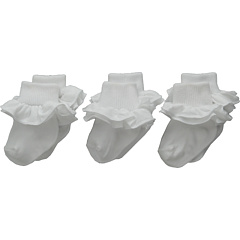 Чулки «Misty Ruffle» с рюшами, комплект из 3 пар для детей, 70% хлопок Jefferies Socks
