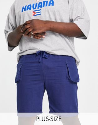 Темно-синие шорты Bolongaro Trevor Plus BOLONGARO TREVOR