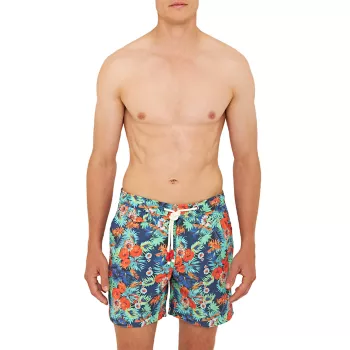 Индивидуальные шорты для плавания с цветочным принтом ORLEBAR BROWN