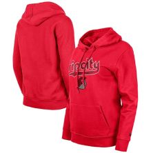 Женский пуловер с капюшоном New Era Red Portland Trail Blazers 2023/24 City Edition New Era x Staple