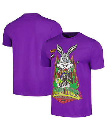 Мужская и женская фиолетовая футболка Bugs Bunny Looney Tunes с 3 глазами Bugs Freeze Max