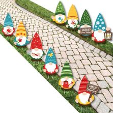 Big Dot of Happiness Garden Gnomes - Lawn Decor - Outdoor Forest Gnome Party Yard Decor 10 Pc Big Dot of Happiness