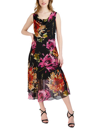 Женское платье трапециевидной формы с цветочным принтом Robbie Bee