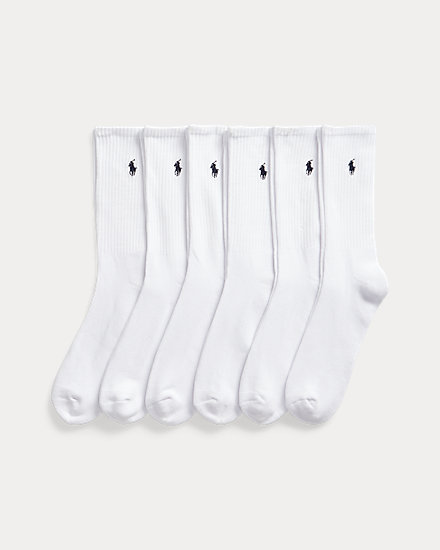 Мягкие носки Crew Sock, 6 штук Ralph Lauren