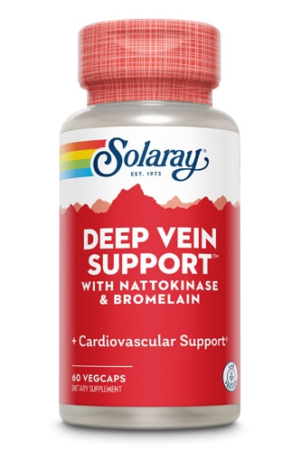 Deep Vein Support™ - 60 вегетарианских капсул - Solaray Solaray