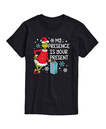 Men's Dr. Seuss The Grinch Presence Is Present Graphic T-shirt AIRWAVES