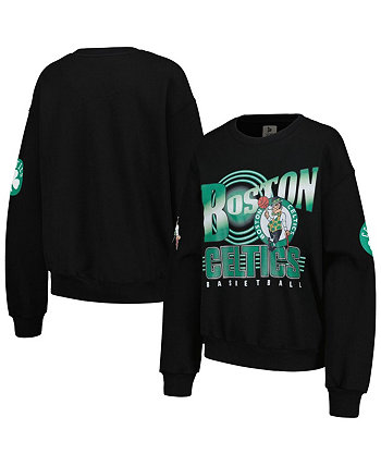 Женский черный объемный пуловер Boston Celtics свитшот Qore