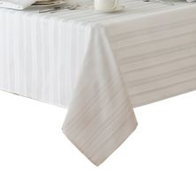 Elrene Home Fashions Denley Stripe Jacquard Rectangle Tablecloth Elrene