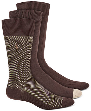 Мужские классические носки Birdseye, 3 пары Polo Ralph Lauren