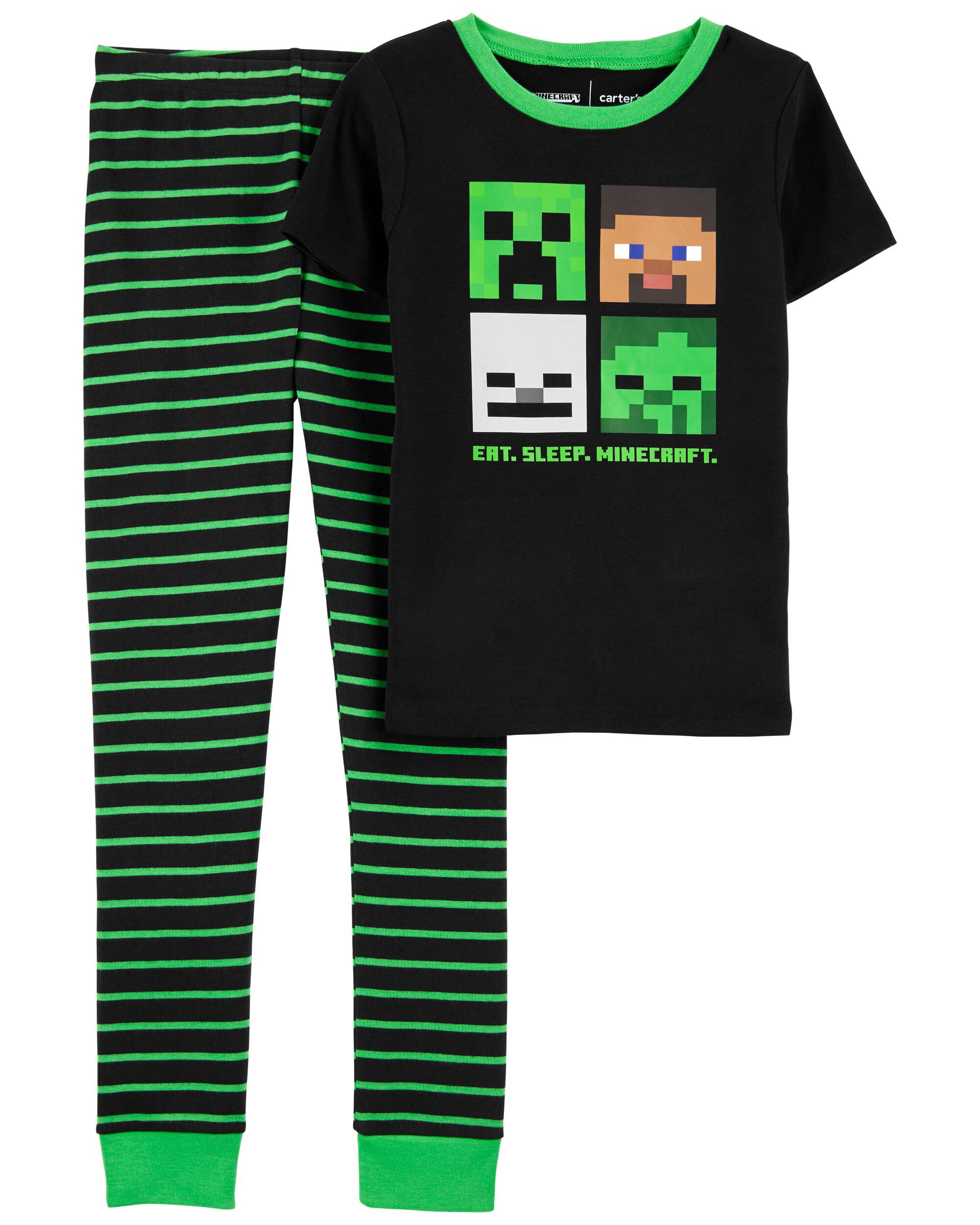 Детская двухкомпонентная пижама из 100% плотного хлопка Minecraft Carter's