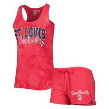 Women's Concepts Sport Red St. Louis Cardinals Billboard Racerback Tank Top & Shorts Sleep Set Unbranded