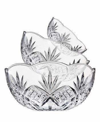 Dublin Crystal Bowls, Set of 3 Godinger