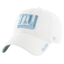 Women's '47 White New York Giants Ballpark Cheer Clean Up Adjustable Hat Unbranded