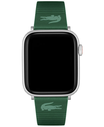 Полосатый зеленый кожаный ремешок для Apple Watch® 38 мм/40 мм Lacoste
