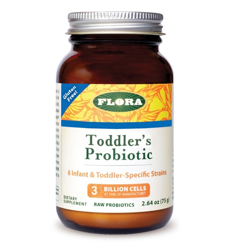 Toddler's Probiotic -- 3 billion cells - 2.64 oz (Унции) Flora